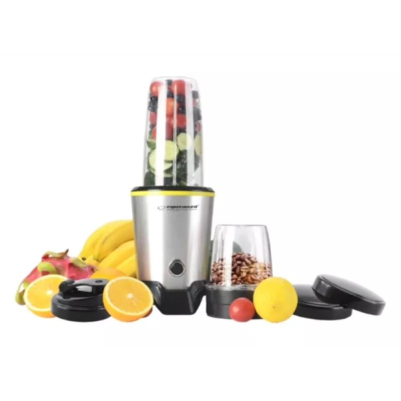 Batidora de vaso Esperanza EKM028 1000 W Negra, Acero inoxidable