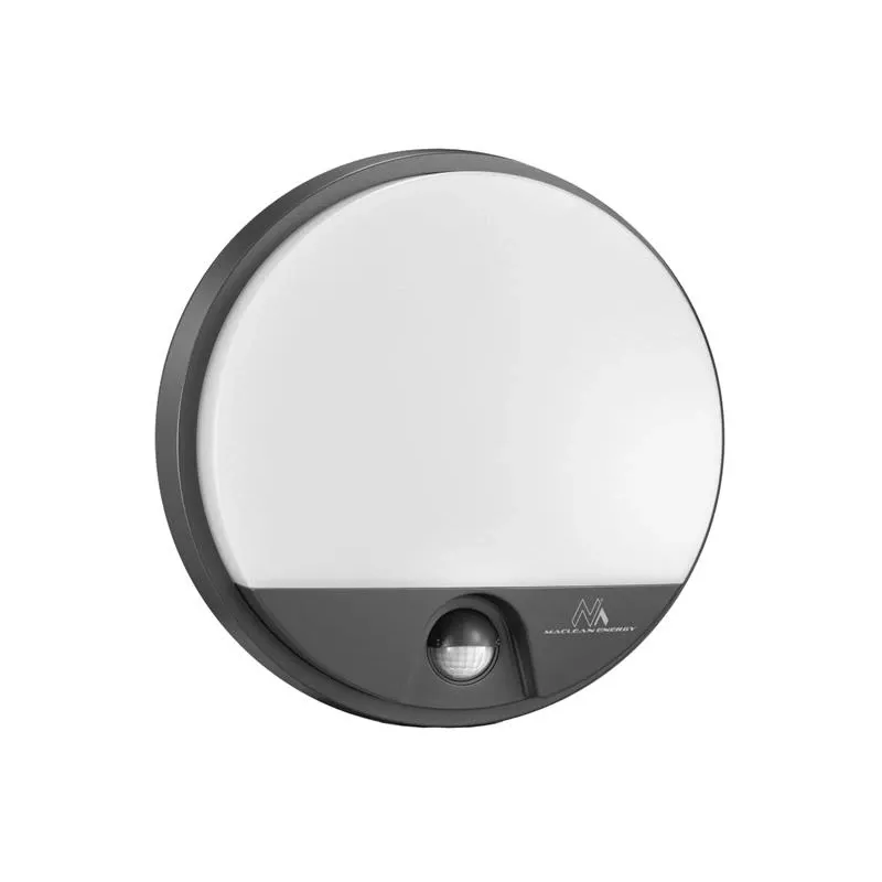 Lámpara LED MACLEAN MCE291W con sensor de movimiento IR, 10 W, 3000 K