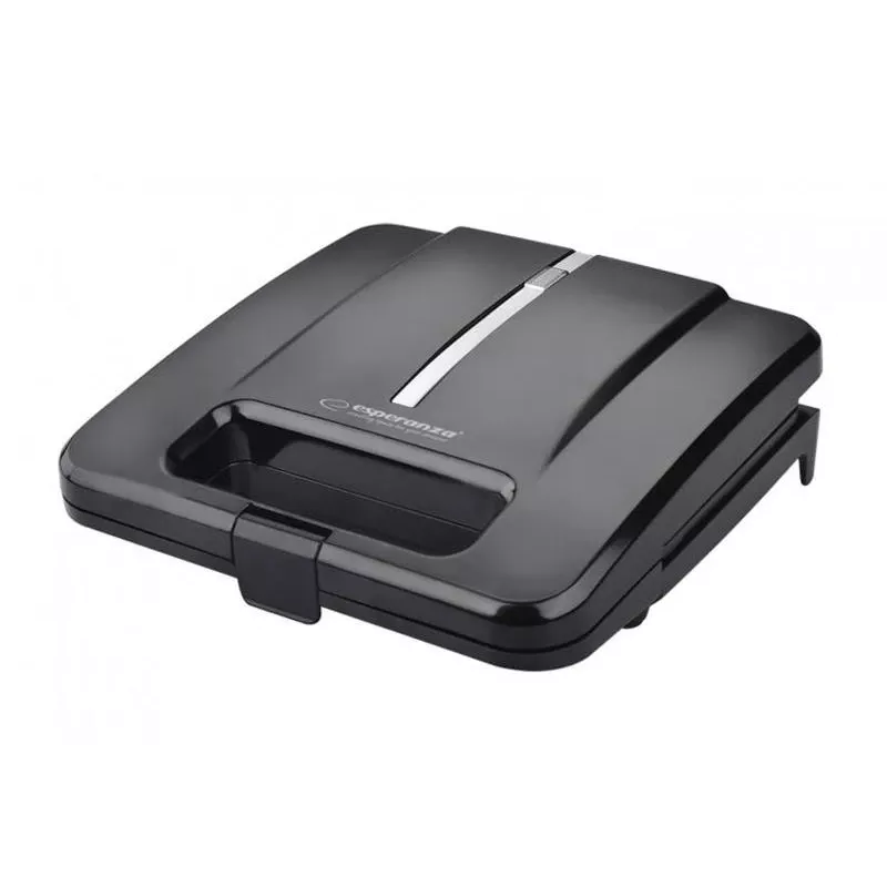 Esperanza PARMIGIANO EKT010 sandwichera, 1000 W, negra