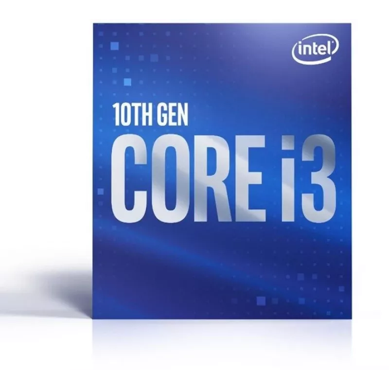 Procesador Intel Core i3-10105F LGA1200 3,7GHz 4,4GHz Turbo 4 núcleos 8 hilos 6MB con disipador sin gráfica integrada