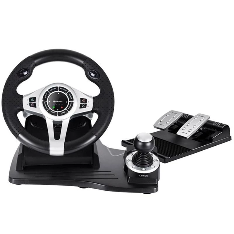 Tracer TRAJOY46524 Mando de juegos negro Volante + Pedales PlayStation 4, Playstation 3