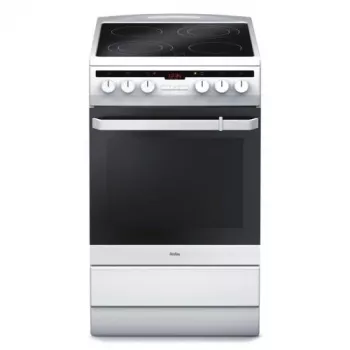 Cocina independiente Amica SHC 5874 W eléctrica vitrocerámica 4 zonas