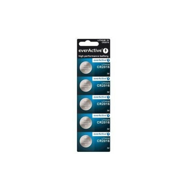 Pilas de litio Mini CR2016 Blíster 5 uds. - Pila - CR2016 (CR20165BL) - Everactive