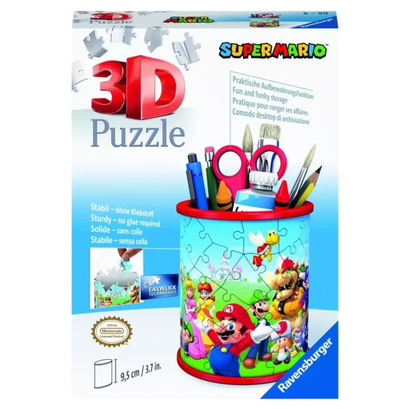 Puzle 3D Ravensburger Super Mario portalápices 54 piezas