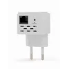 Repetidor de red Gembird WNP-RP300-03, 300 Mbit/s, 2,4 GHz, antena interna 3 dBi, 1x RJ-45