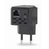 Repetidor de red GEMBIRD WNP-RP300-03-BK, 300 Mbps, 2,4 GHz, 802.11g, 1x RJ-45, antena interna 3 dBi, AC 100–240V