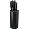 Set de 5 cuchillos de cocina Smile Sns-3 Tacoma, acero inoxidable, recubrimiento antiadherente, redondos, negro