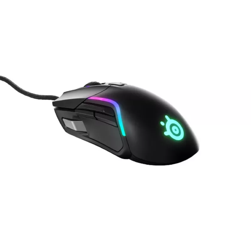 SteelSeries Rival 5 ratón gaming, negro, 18000 DPI, USB
