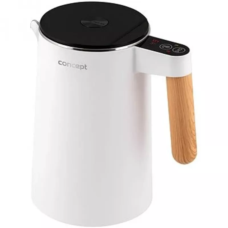 Hervidor de acero inoxidable Blanco 1,5 l Salt & Pepper Concept RK3300