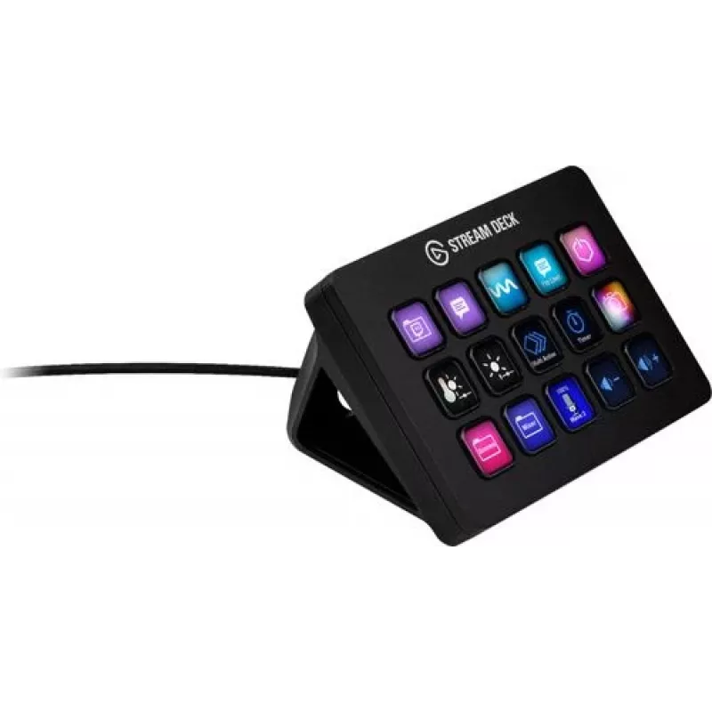Elgato Stream Deck MK.2 – Panel de control USB personalizable de 15 teclas con teclas clásicas, negro