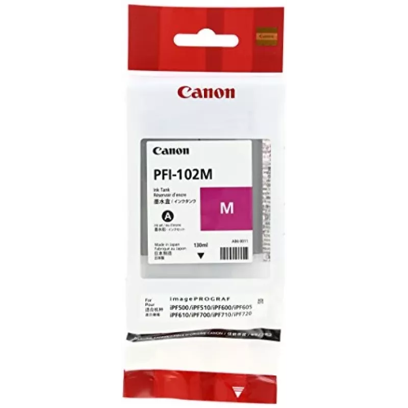 Cartucho de tinta Canon PFI-102M 1 unidad original magenta