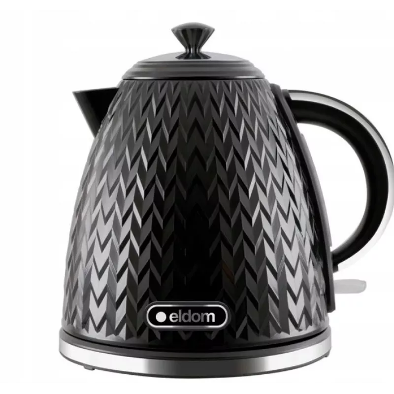 ELDOM NELA hervidor de agua, capacidad 1,7 l, potencia 2000 W, negro