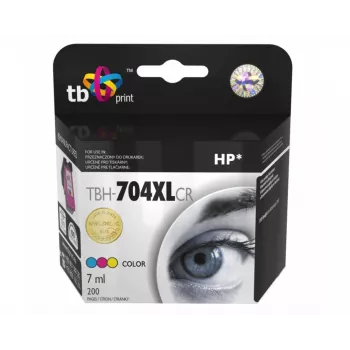 Tinta HP DJ IA 2060 color remanufacturada XL TBH-704XLCR (HP n.º 704 CN693AE)