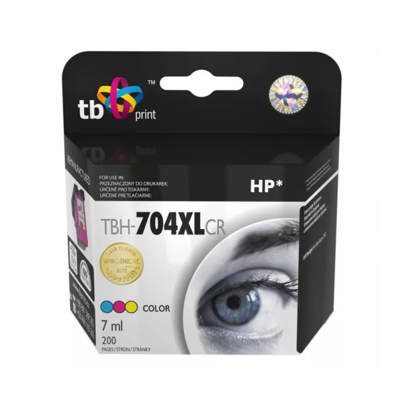 Tinta HP DJ IA 2060 color remanufacturada XL TBH-704XLCR (HP n.º 704 CN693AE)