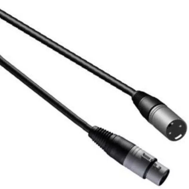 CABLE XLR MACHO-XLR HEMBRA 0,5 M