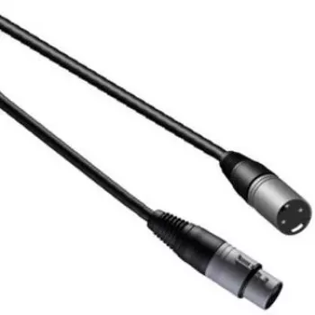 Cable de audio PROCAB CAB901 5 m XLR macho a hembra negro