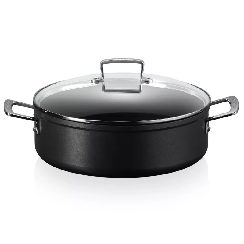 Le Creuset Sauteuse antiadherente reforzada con tapa de cristal 28 cm