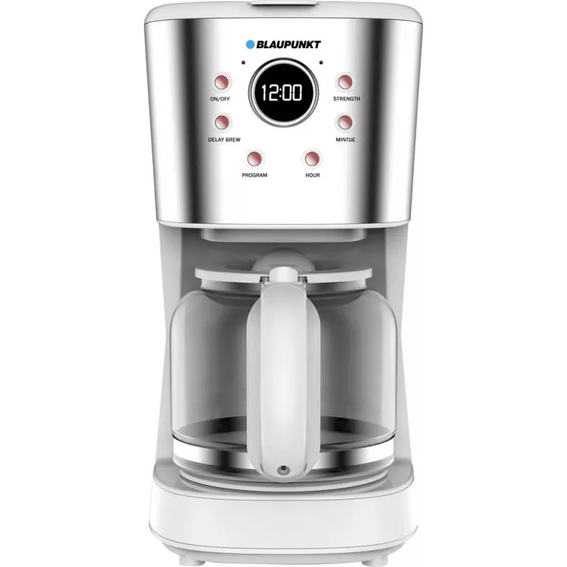 Blaupunkt CMD802WH Display 1,5 l cafetera de goteo plateada