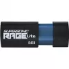 Memoria USB PATRIOT Supersonic Rage Lite 64 GB USB Type-A 3.2 Gen 1, mecanismo deslizante, resistente a golpes