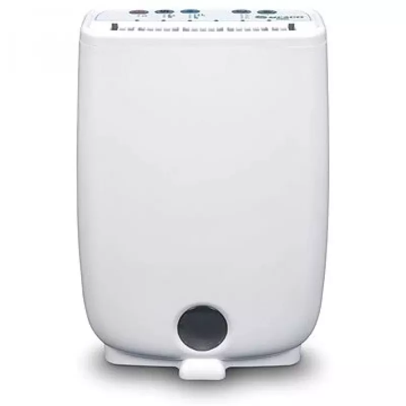 Deshumidificador Meaco DD8L blanco de sobremesa – desagüe continuo, diseño desecante de bajo consumo