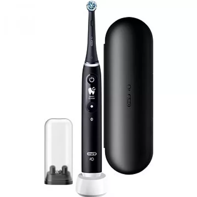 Cepillo de dientes eléctrico Oral-B iO6 con estuche negro Onyx