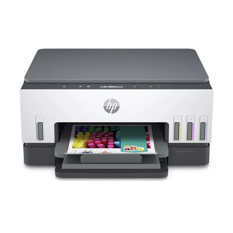 Impresora multifunción HP Smart Tank 670 — Thermal Inkjet, color, A4, Wi‑Fi/Bluetooth, dúplex, 4800x1200 DPI