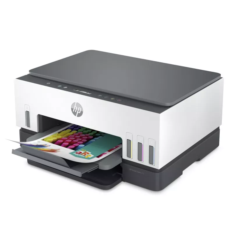 Impresora multifunción HP Smart Tank 670 — Thermal Inkjet, color, A4, Wi‑Fi/Bluetooth, dúplex, 4800x1200 DPI