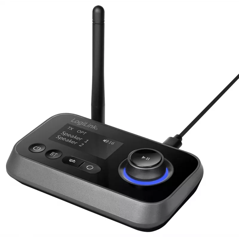 LogiLink BT0062 transmisor/receptor de audio Bluetooth BT 5.0 10 m de alcance
