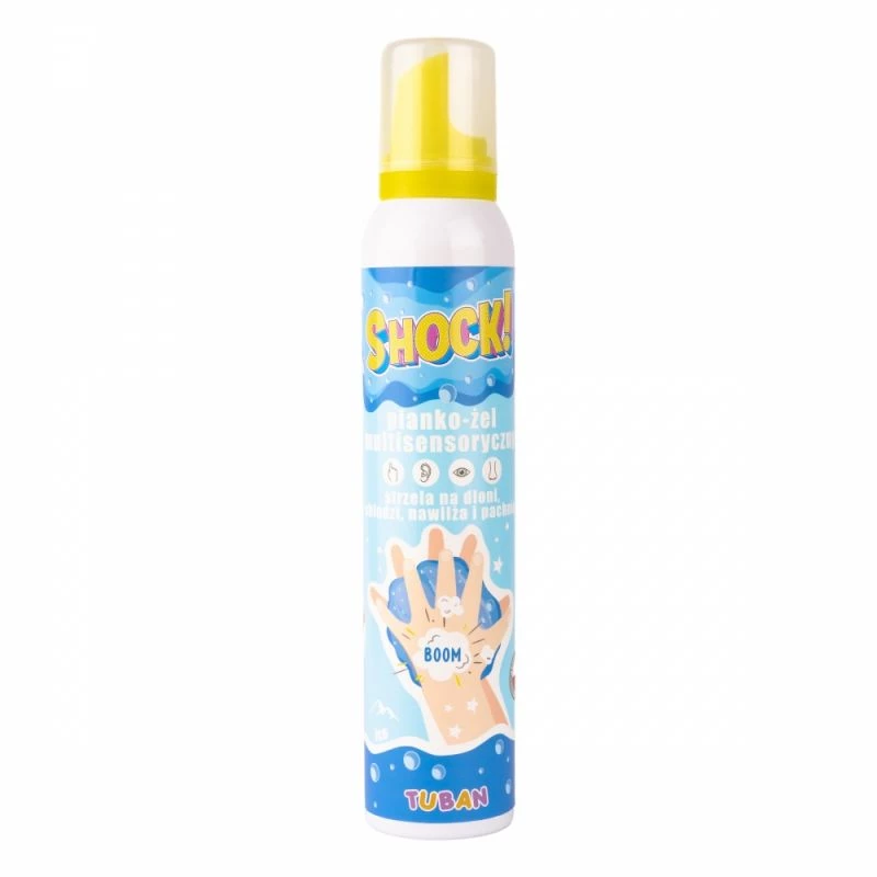 Slime Tuban SHOCK! MULTISENSORY FOAM-GEL ICE 200 ml Azul