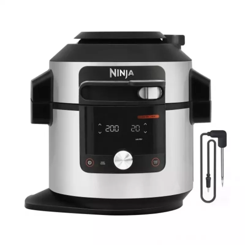 Olla multifunción Ninja OL750EU 7,5 L 1760 W Negro Acero inoxidable, 14 programas automáticos