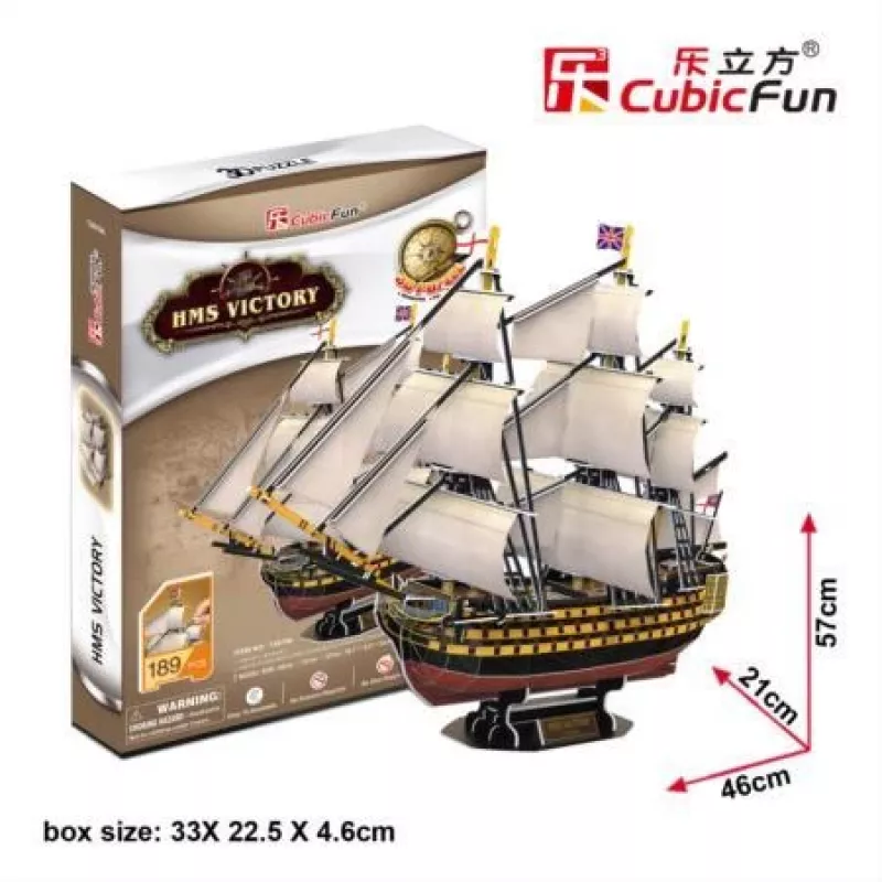 Puzle 3D CubicFun HMS Victory