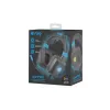 Auriculares gaming con cable Fury NFU-1584 con micrófono de diadema, circumaurales, 98 dB, 15–25000 Hz, cable de 2 m, USB y 3,5 mm, azul