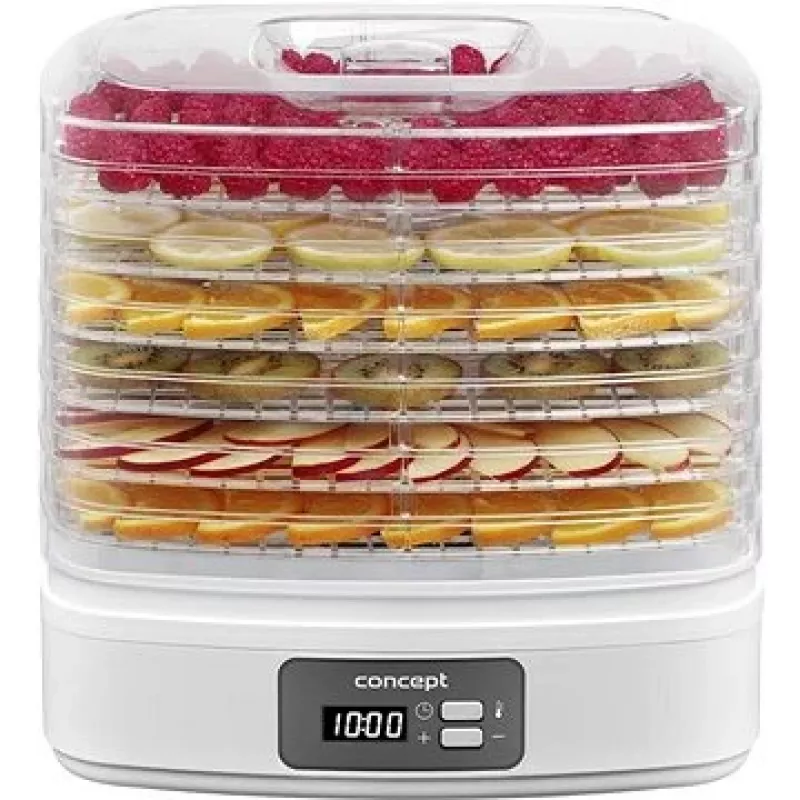 Deshidratador de alimentos Concept Solution SO2080, 260 W, blanco, diámetro de bandeja 25 cm