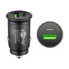 Goobay 59521 Cargador móvil universal Negro Mechero de coche Carga rápida Coche
