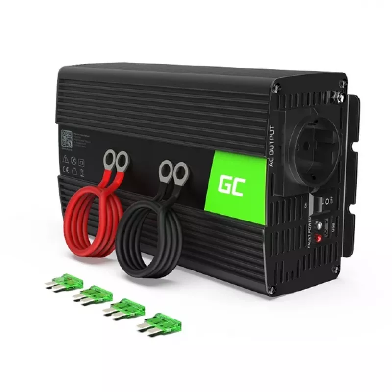Fuente de alimentación/inversor Green Cell INV08 para exterior 1000 W negro