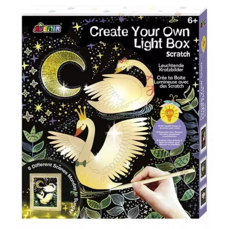 Avenir Create Your Own Lightbox - Manualidades para niños de 6 a 7 años - Fat Brain Toys