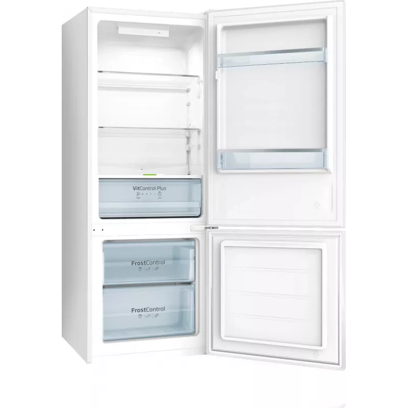 Amica FK244.4(E) frigorífico combi de libre instalación, congelador inferior, frigorífico de 153 l, congelador de 52 l, FrostControl, clase energética E
