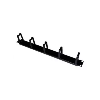 Alantec PK009 organizador de cables soporte de pared negro 1 ud.