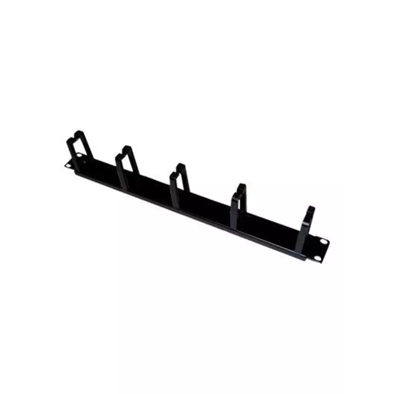 Alantec PK009 organizador de cables soporte de pared negro 1 ud.