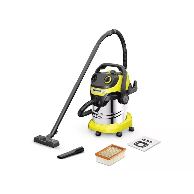 Kärcher WD 5 S V-25/5/22 acero inoxidable, negro, amarillo 25 L 1100 W