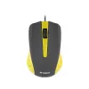 Ratón USB con cable, 3 botones, superficie engomada