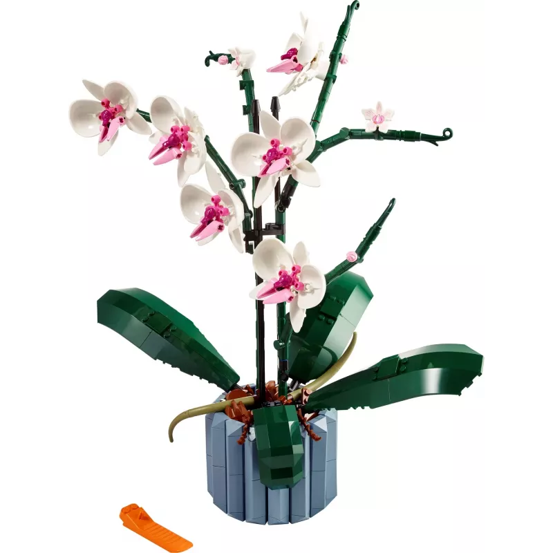 LEGO 10311 Icons Orquídea planta artificial set de construcción con flores accesorio de decoración para adultos colección botánica regalo para esposa o esposo