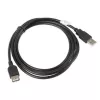Cable USB Lanberg CA-USBE-10CC-0050-BK 5 m USB 2.0 USB A negro (CA-USBE-10CC-0050-BK)
