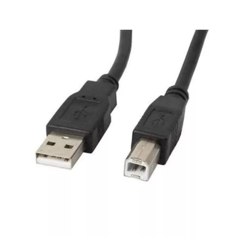 Cable USB Lanberg CA-USBA-11CC-0050-BK 5 m 2.0 USB B negro (CA-USBA-11CC-0050-BK)