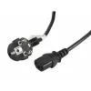 Cable de alimentación Lanberg CA-C13C-11CC-0030-BK negro 3 m conector hembra C13 CEE7/7 (CA-C13C-11CC-0030-BK)