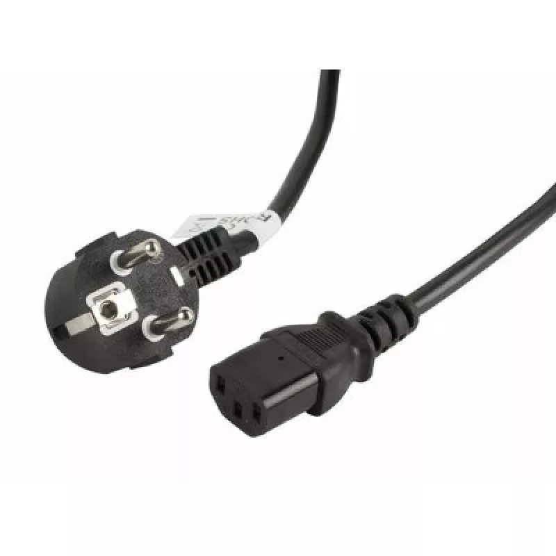 Cable de alimentación Lanberg CA-C13C-11CC-0030-BK negro 3 m conector hembra C13 CEE7/7 (CA-C13C-11CC-0030-BK)