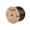 Cable de red Lanberg LCU6-30CU-0305-BK negro 305 m Cat.6 U/UTP (UTP) exterior