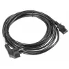 Cable de alimentación Lanberg CA-C13C-11CC-0100-BK negro 10 m conector hembra C13 CEE7/7