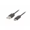 Cable USB Lanberg CA-USBO-31CU-0018-BK 1,8 m USB 3.2 Gen 1 (3.1 Gen 1) USB-C USB-A negro (CA-USBO-31CU-0018-BK)