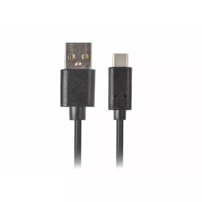 Cable USB-A a USB-C LANBERG CA-USBO-20CU-0018-BK — USB 2.0, 1,8 m, negro